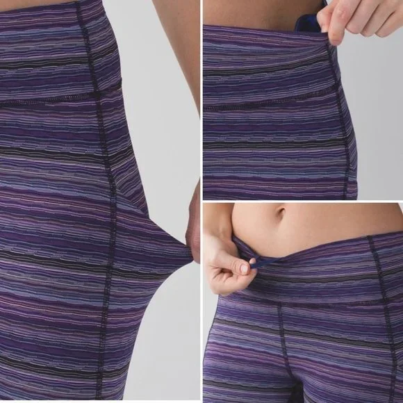 Lululemon Speed Tight IV Leggings Space Dye Twist Ultra Violet - Picture 4 of 16